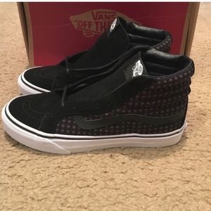 Wool Dots SK8Hi Slim Vans